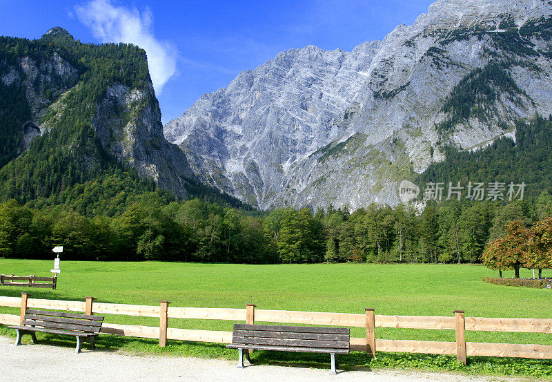 科尼希 · 贝希特斯加登附近的瓦茨曼山